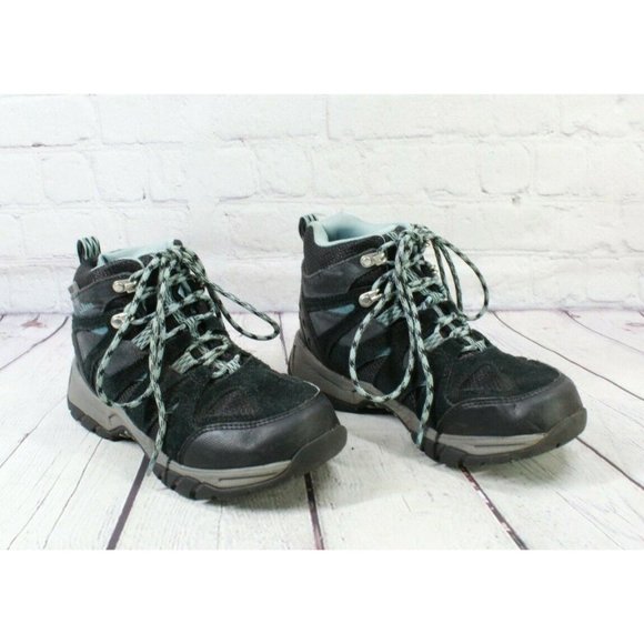 LL Bean Black Suede Mesh Tek 2.5 Waterproof Trail Hiking Boots Size 5 - Picture 3 of 10